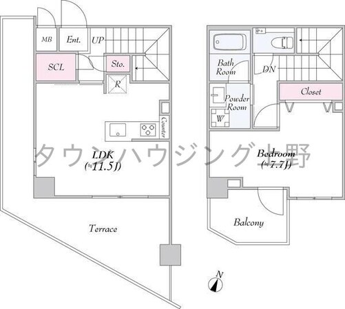 ＵＲＢＡＮＬＩＮＫ護国寺の物件間取画像